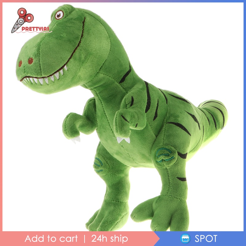 [Prettyia1] Đồ chơi nhồi bông Mềm Hình Khủng Long Tyrannosaurus Hành Động Cho Bé