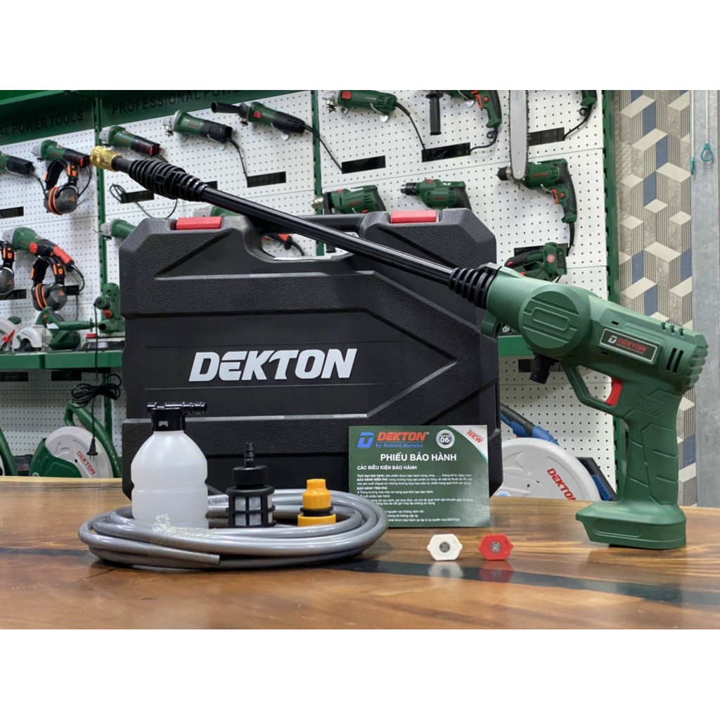 Thân máy rửa xe , rửa máy lạnh cầm tay pin Dekton M21-CW4000