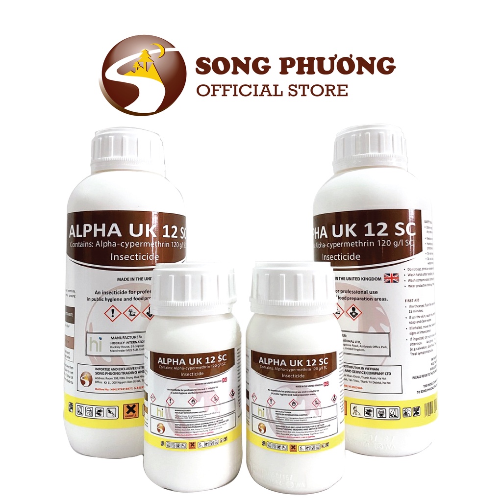 Thuốc Diệt Côn Trùng Alpha UK 12 SC 250ml và 1000ml