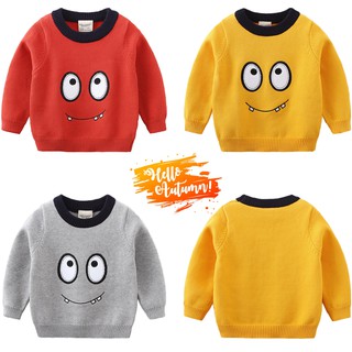 Áo len cho bé WELLKIDS họa tiết đáng yêu hàng xuất Âu Mỹ