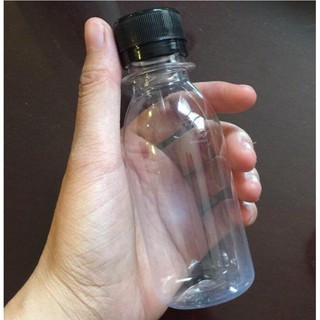 Chai nhựa chiết nắp đen 100ml