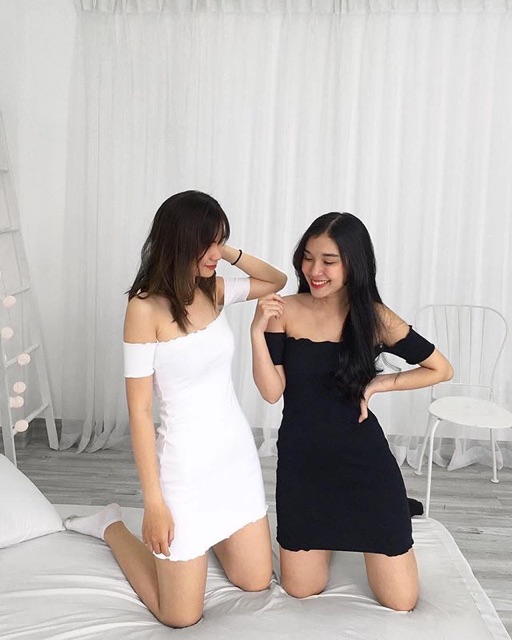 VÁY BODY TRỄ VAI CUỐN BIÊN TAY NGẮN [GEMI SHOP] | BigBuy360 - bigbuy360.vn