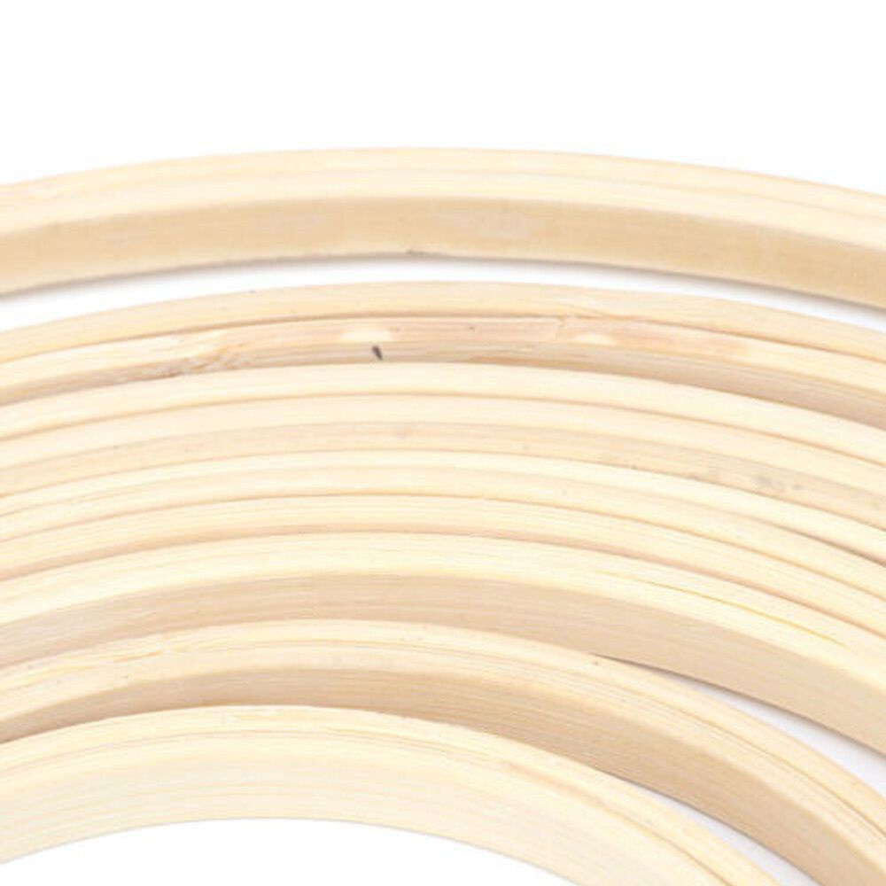 Khung thêu bằng gỗ tre DIY thủ công hình tròn tiện lợi