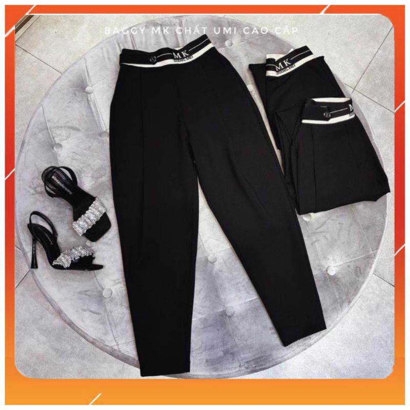 Quần BAGGY  vải Umi hàn dành cho nữ( hàng đẹp loại 1)