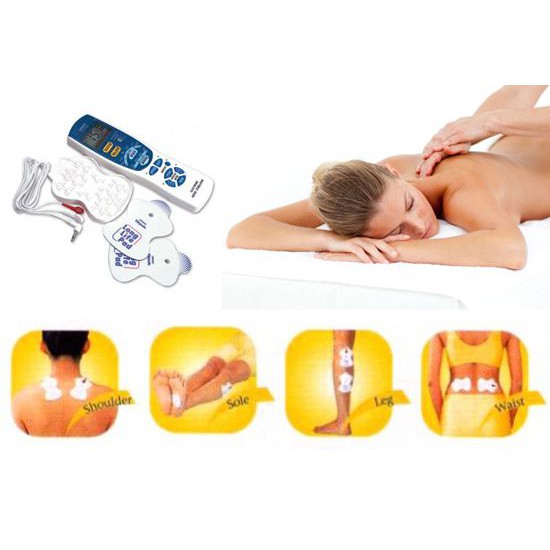 Máy Massage Xung Điện Omron HV-F128 [Nhật Bản, Bảo Hành 02 Năm]