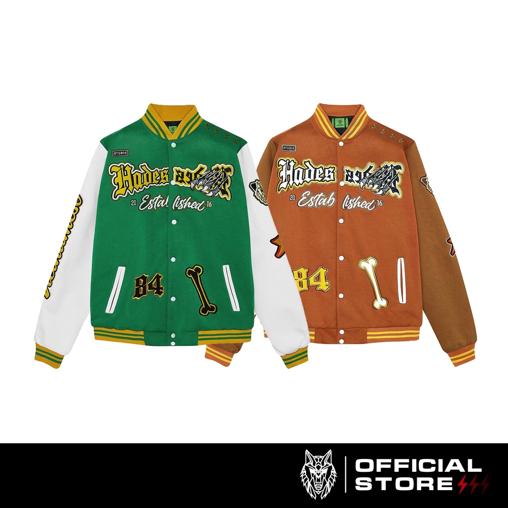 Áo Khoác Varsity GLORY ROAD HADES Brand Chính Hãng