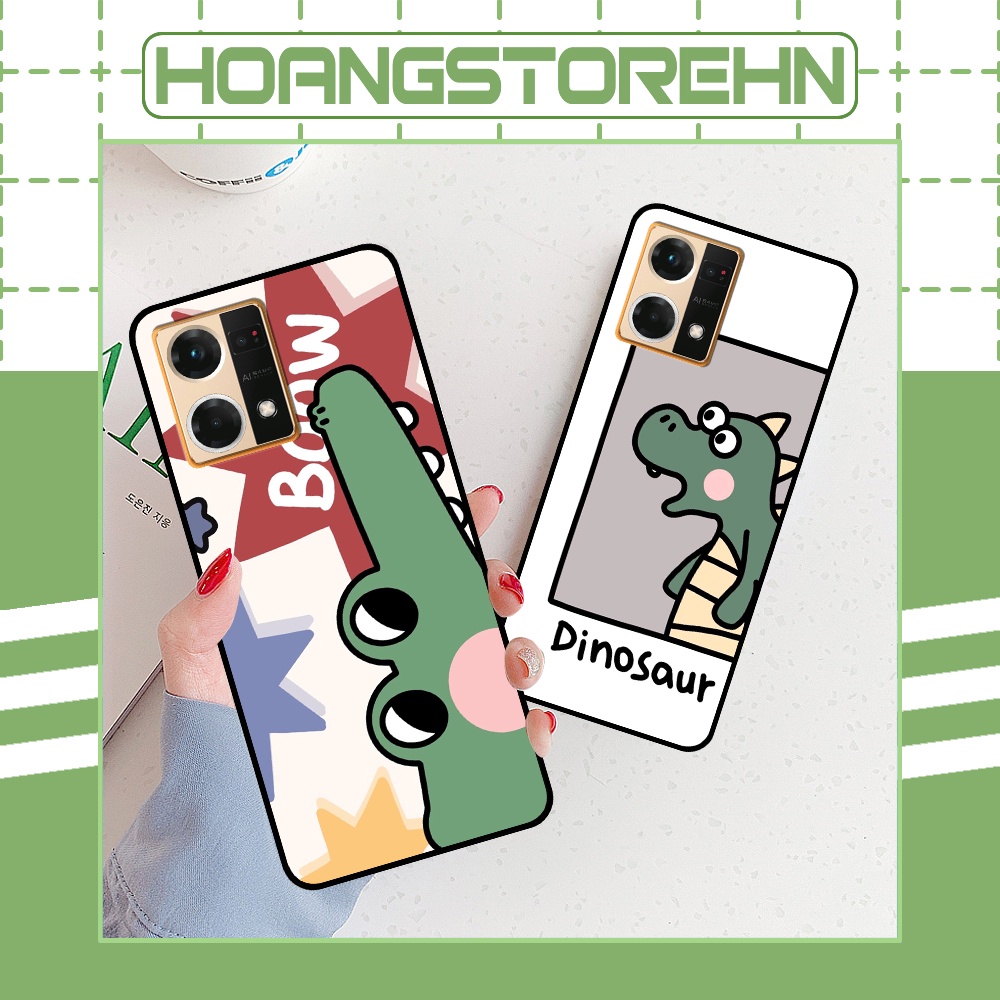 Ốp Oppo Reno 7 4G / Reno 7 5G (Reno7 5G) / Reno 7Z 5G (Reno7 Z 5G)  in hình cá mập,khủng long dễ thương,cute (T01 - T06)