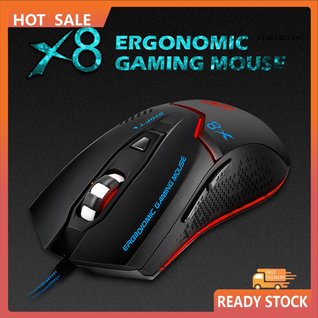 Chuột Máy Tính Imice X8 Có Đèn Led Sáng Tạo