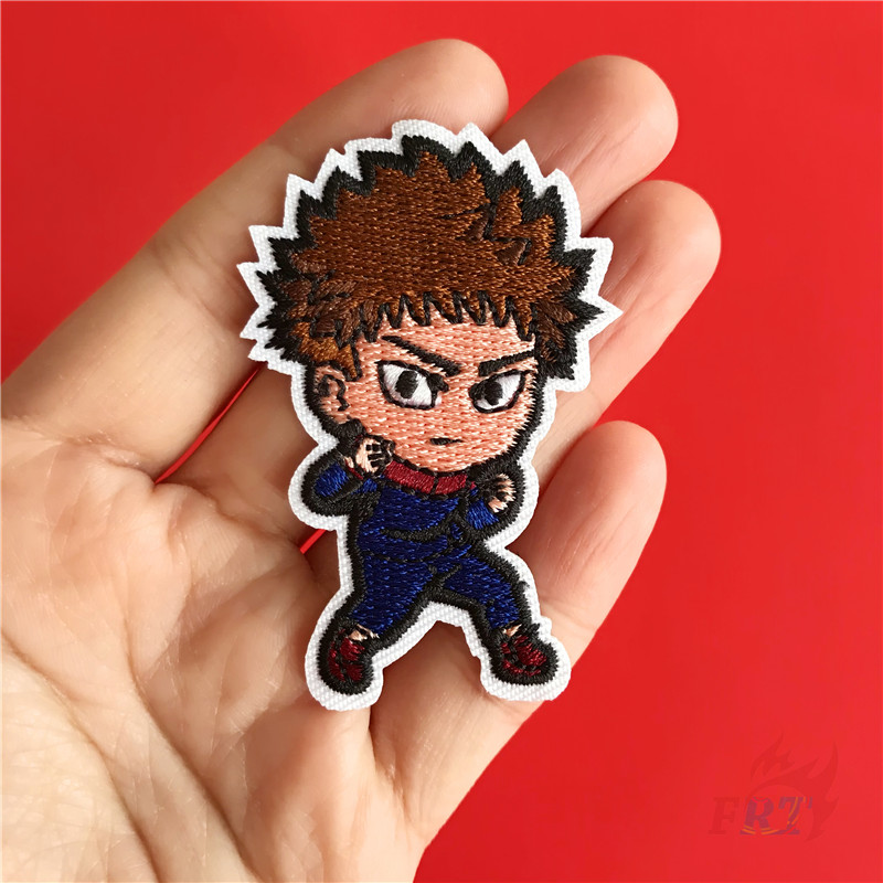 1 Sticker Ủi Thêu Hình Nhân Vật Hoạt Hình Yuji Itadori