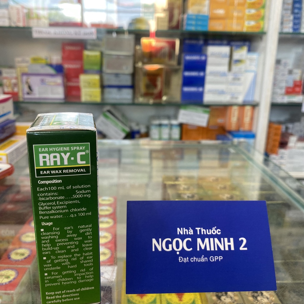 ✅ [Chính Hãng] Ray-C Phun sương vệ sinh tai khoẻ tai- hết ngứa. Dung dịch phun sương vệ sinh tai Ray-C 10ml