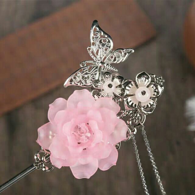 [RẺ VÔ ĐỊCH] Trâm cổ trang đẹp hoa các màu