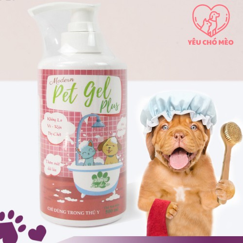 Sữa Tắm Diệt Ve Rận Bọ Chét Chó Mèo Modern Pet Gel PLUS 500ML