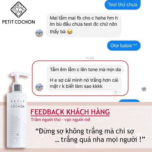 SỮA TẮM TRẮNG PETIT COCHON 300ML HÀN QUỐC- Lizan | BigBuy360 - bigbuy360.vn