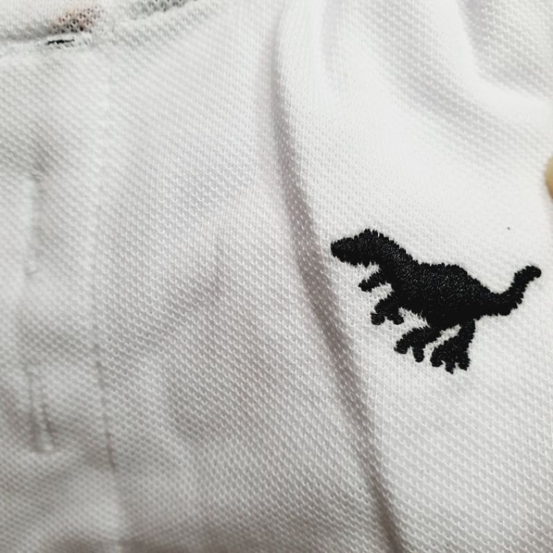 [2-7y] Áo polo trắng/áo phông cộc tay cotton cho bé/bé trai
