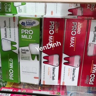 Kem đánh răng Hàn Quốc 2080 Pro Max Sensitive