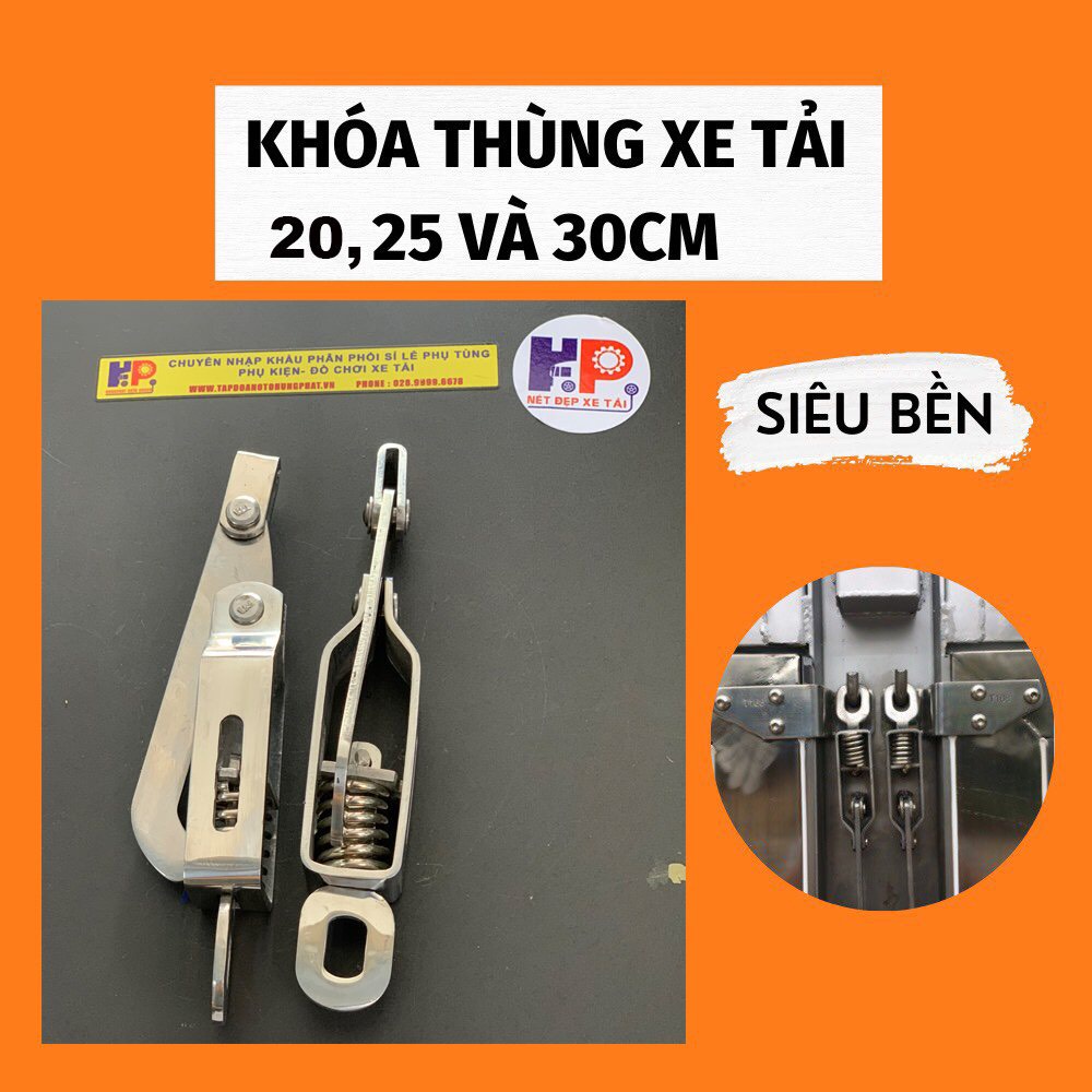 Khóa Thùng xe ô tô, Xe tải,  khóa tôm gạt Thùng xe tải, KHÓA TÔM INOX,SẮT