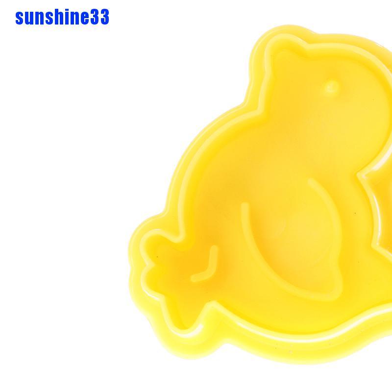 4pcs Butterfly Rabbit Easter Egg Shape Animal Plastic Cookie Cutter Bisu