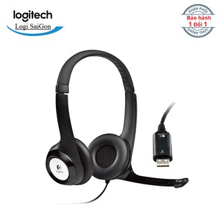 Tai nghe chụp tai LOGITECH H390 (1 Giắc USB) - Mic khử ồn