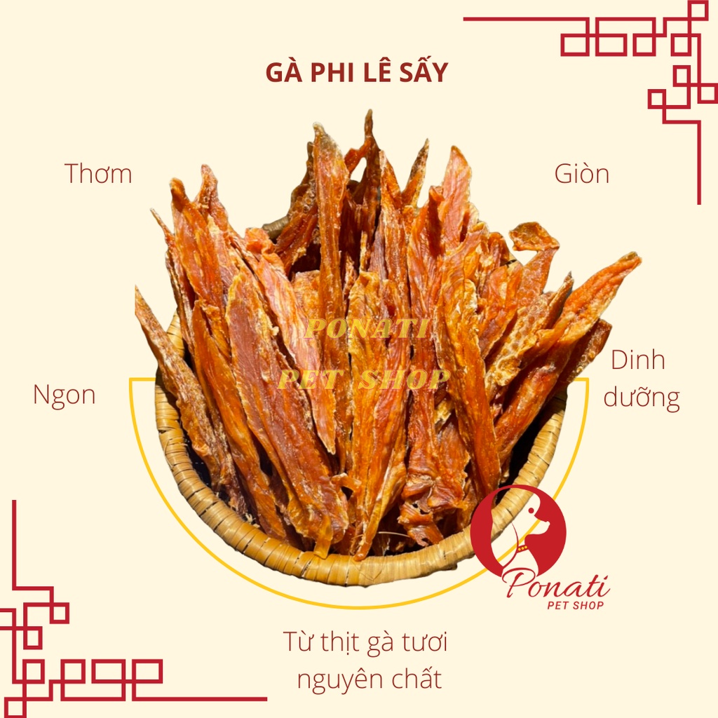 Combo Thịt Gà Sấy Cho Chó Mèo