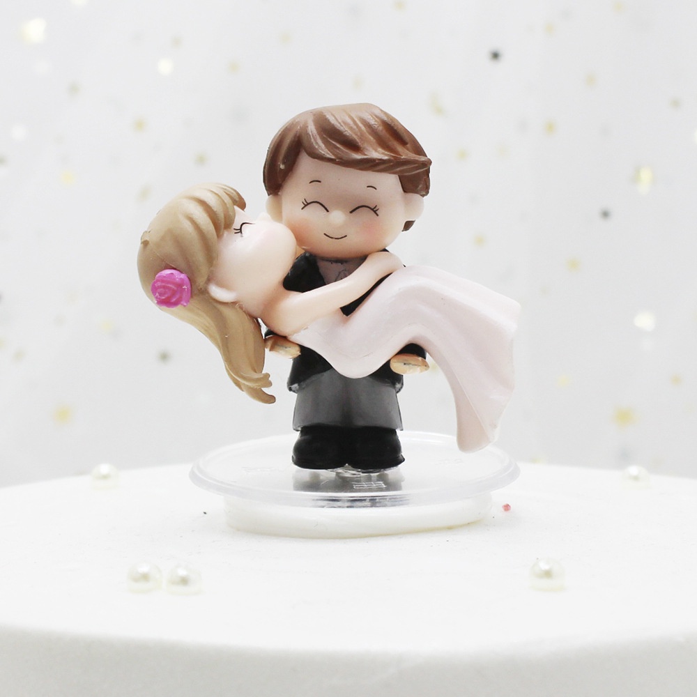 Trang Trí Ô Tô Bàn Làm Việc Phòng Khách Set Cô Dâu Chú Rể Siêu Cute - Phụ Kiện Decor Xe Hơi Hitechlife Cao Cấp Giá Rẻ