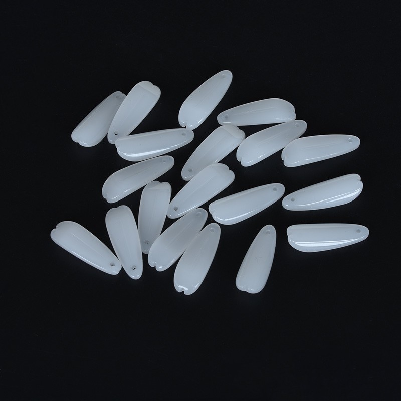 5 cánh hoa 9*25mm chất liệu bột đá ép nguyên liệu làm trâm làm trang sức cổ trang