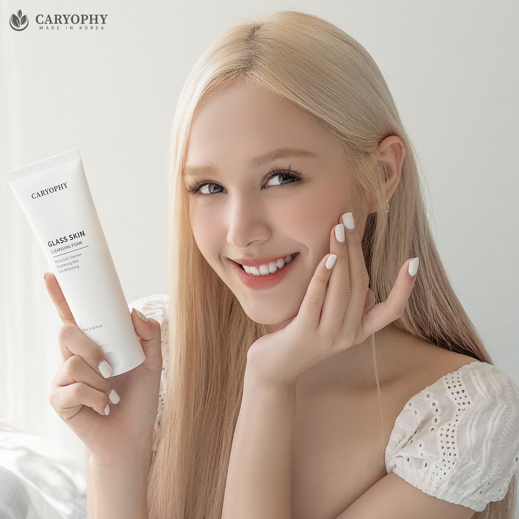 Sữa Rửa Mặt Sáng Da Caryophy Glass Skin Cleasing Foam 120ml