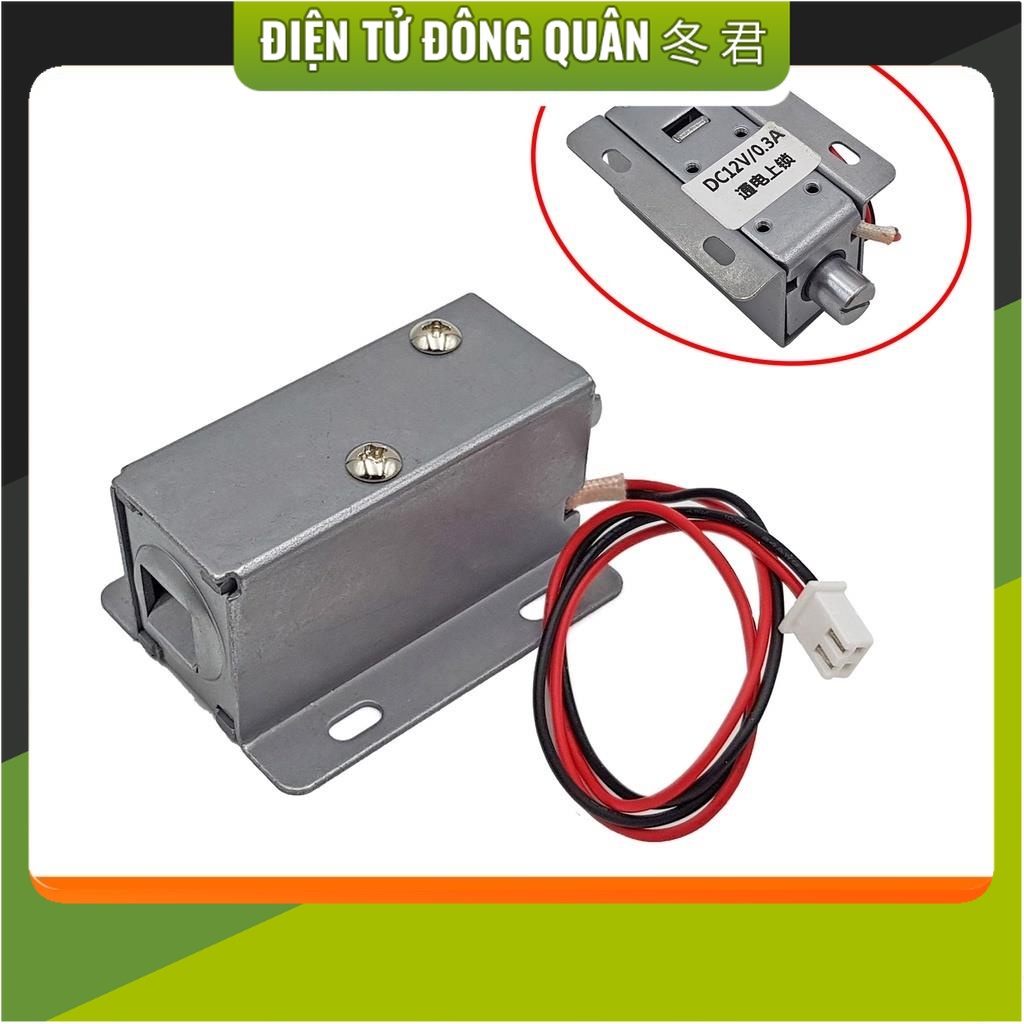 [HCM]  Khóa chốt điện từ 2 đầu LY-03 [ĐIỆN TỬ]