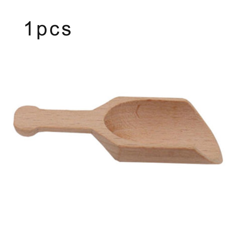 Muỗng gỗ mini nhỏ nhắn múc cà phê/ mật ong/ gia vị đường muối tiện lợi