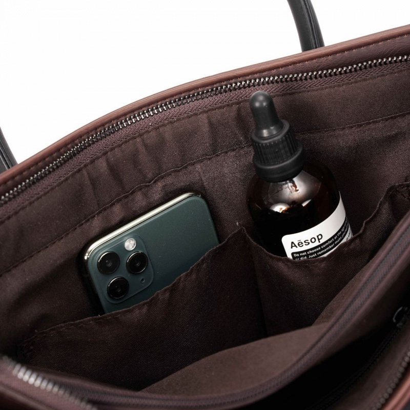 Túi xách da chống thấm nước thiết kế thời trang dành cho nam