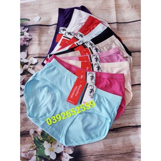 10 Quần lót nữ cotton siêu mềm mịn, đủ size từ 38 - 70kg (ẢNH THẬT)