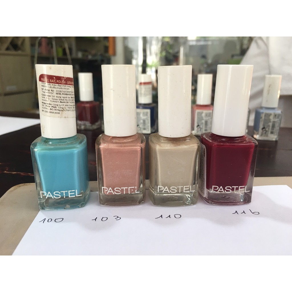 HOT - Sơn Móng Tay Pastel NAIL POLISH TỪ MÀU  01 ĐẾN 110 sản phẩm y hình