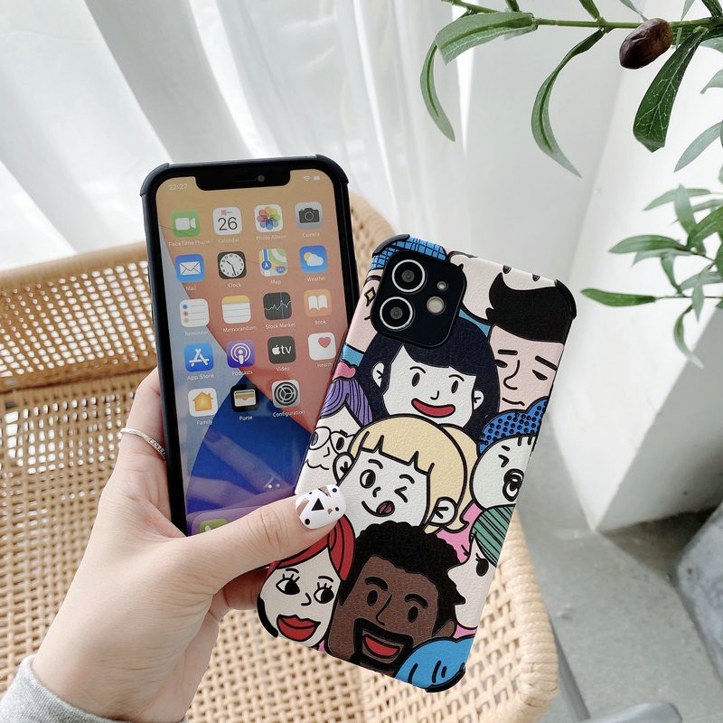 iPhone 12 Mini Se 2020 11 Pro Max X Xr Xs Max 6 6s 7 8 Plus Funny Cartoon Crayon Shin-chan MDX14