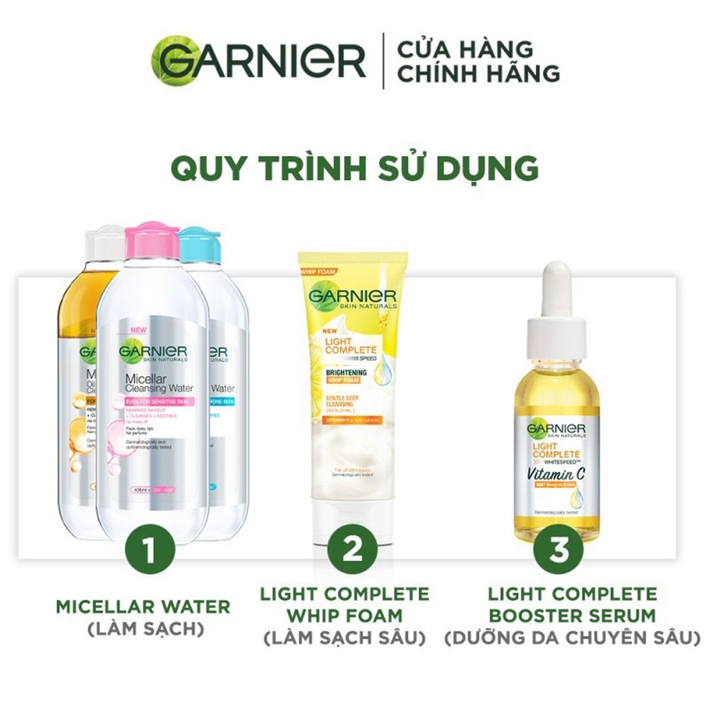 Nước Tẩy Trang Garnier Làm Sạch Sâu Lớp Trang Điểm Micellar Oil Infused Cleansing Water 125ml - Hasaki - Chính Hãng