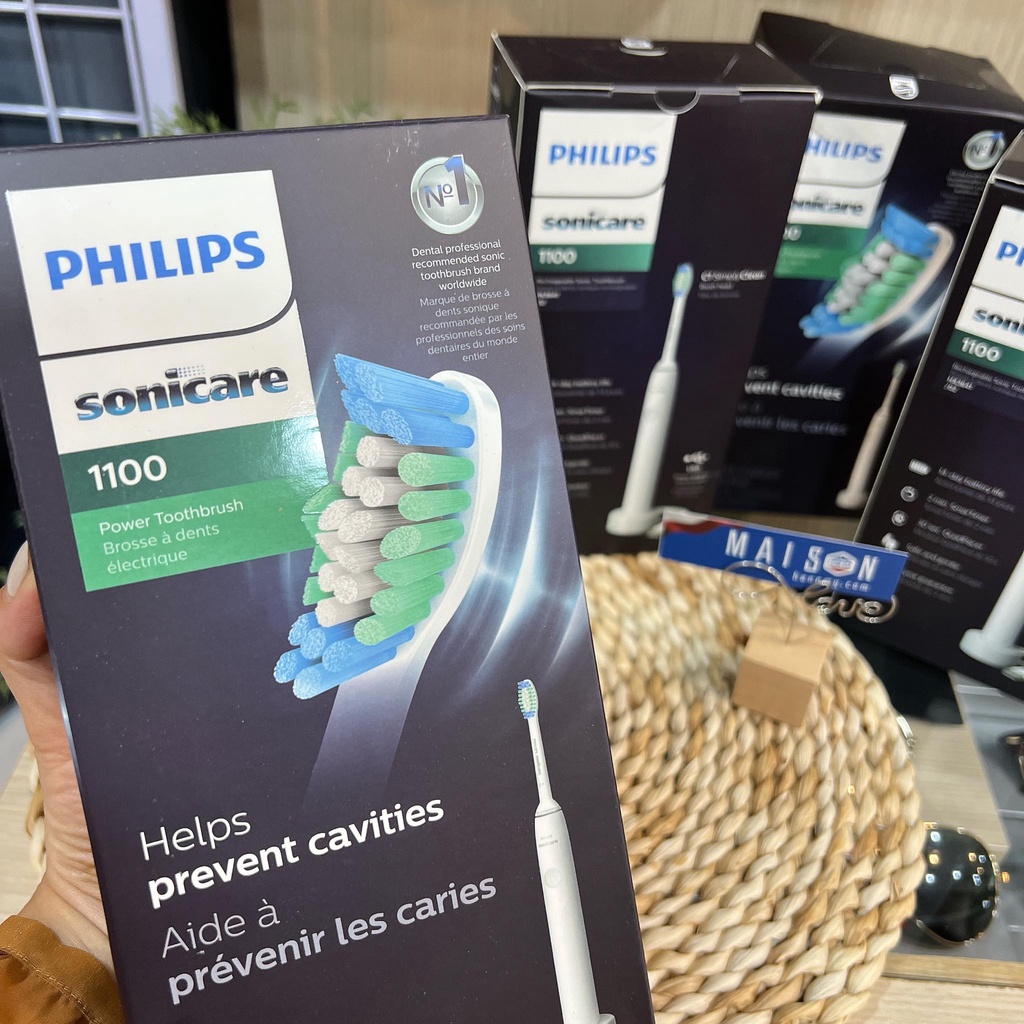 BÀN CHẢI ĐIỆN PHILIPS SONICARE 1100 - Hàng Nhập USA Chính Hãng