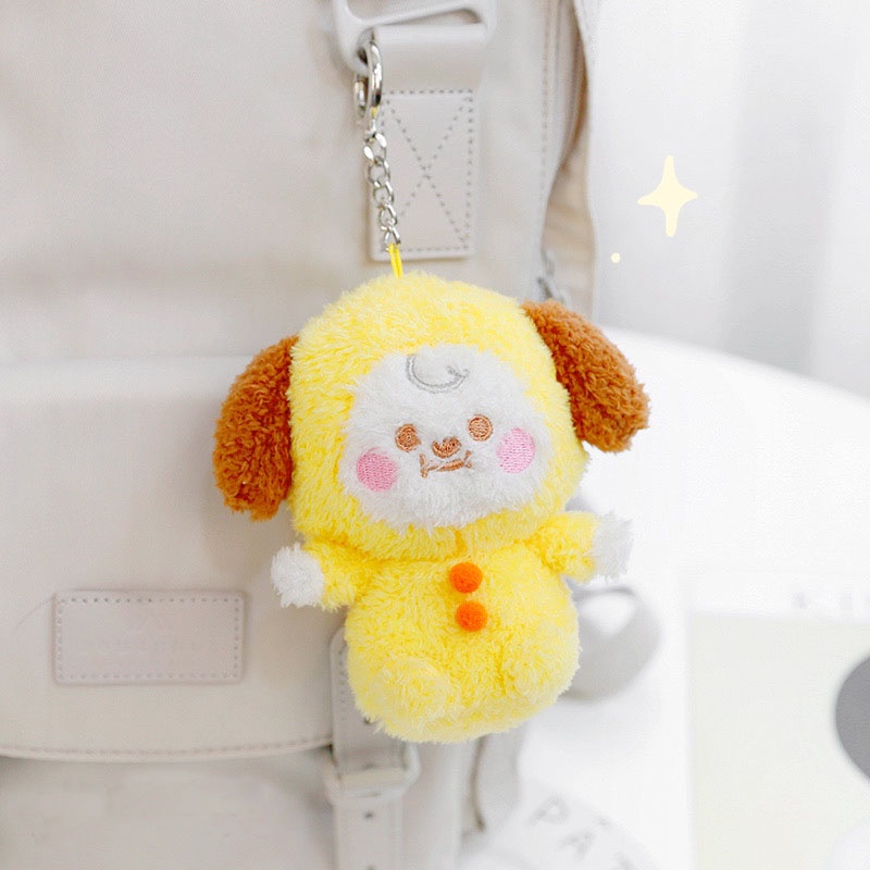 Móc Khóa Bts21 Nhồi Bông Dễ Thương