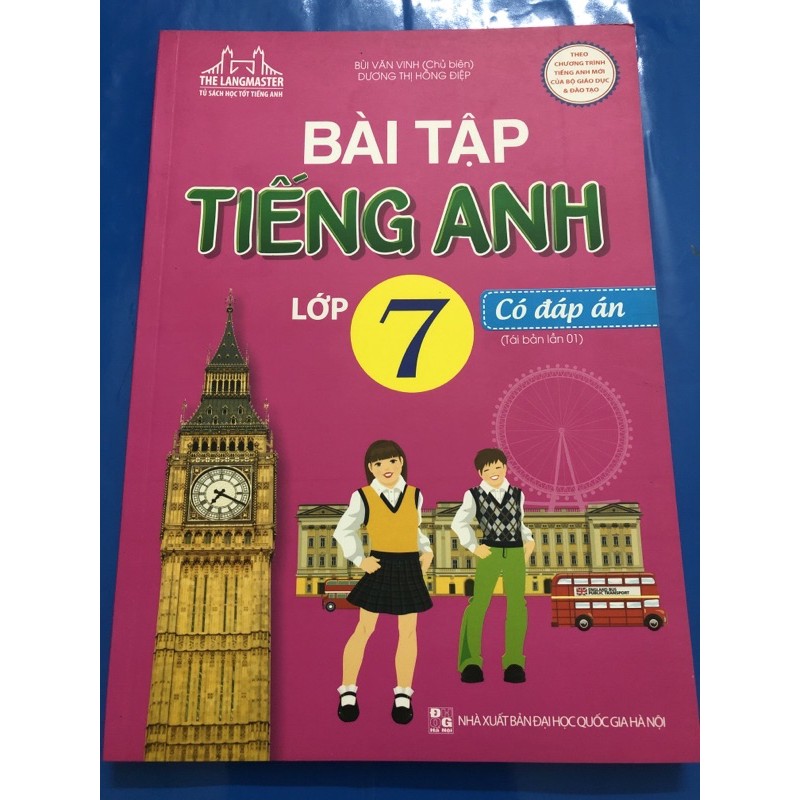 Sách - Bài tập tiếng anh lớp 7 (Có đáp án)