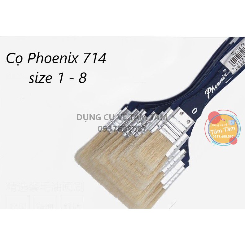 [ TÂM TÂM ]-Cọ bản, Cọ ngang, Cọ phoenix mã 714-