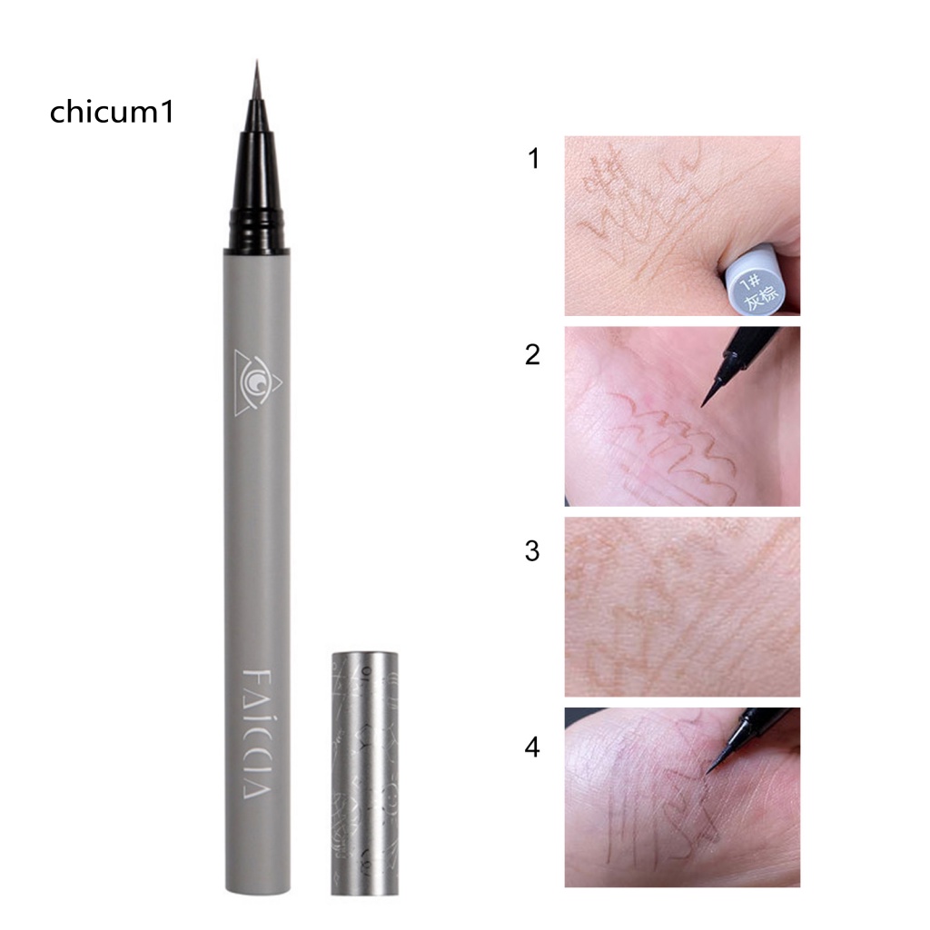 Bút Chì Kẻ Lông Mày Kiêm Kẻ Mắt Hai Đầu Siêu Mỏng 2.5ml