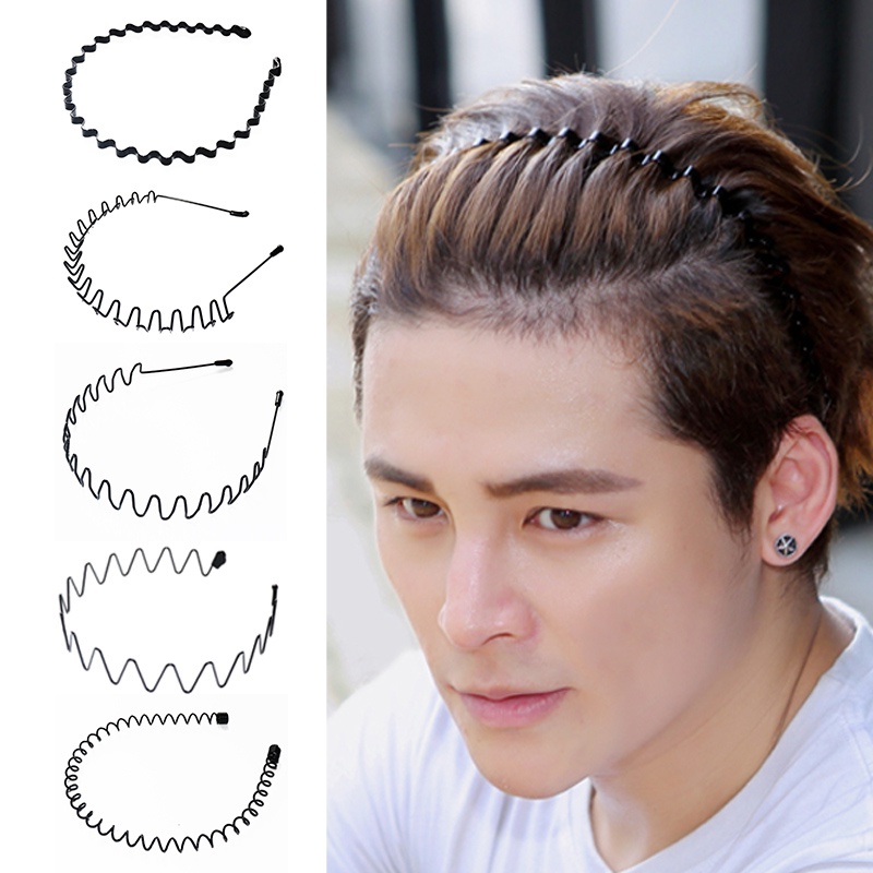 Băng đô bằng hợp kim thiết kế đơn giản thời trang cá tính cho nam