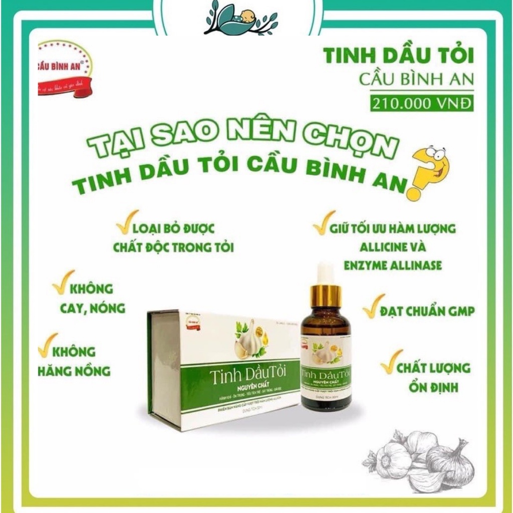 Tinh dầu tỏi cầu bình an