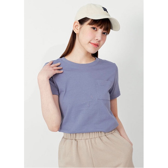 Ao thun cổ tròn túi cotton xuất khẩu