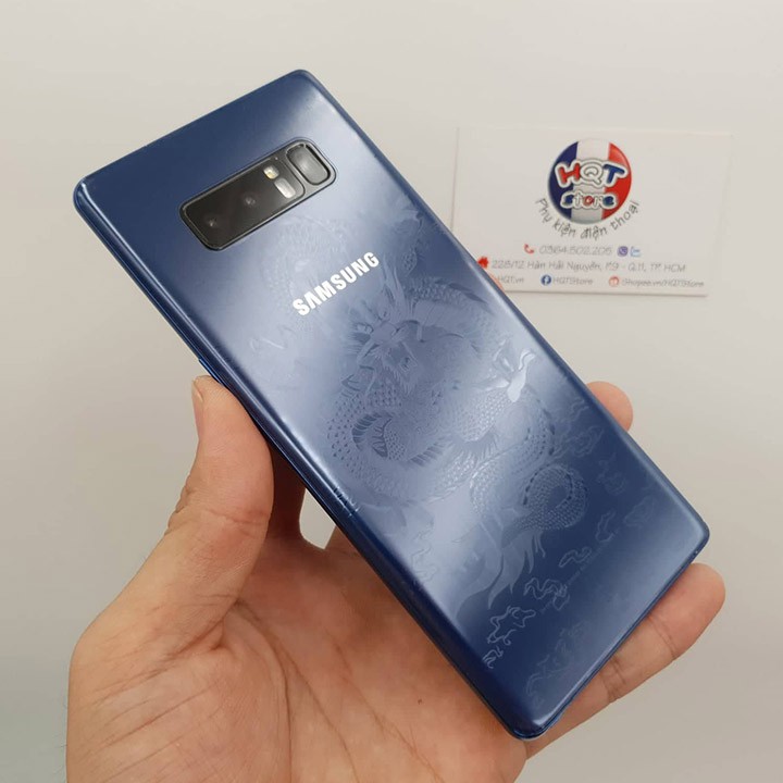 Miếng dán mặt lưng 3D vân rồng cho Samsung Note 8 / S9 Plus / S9 / S8 Plus / S8 / S7 Edge / S7