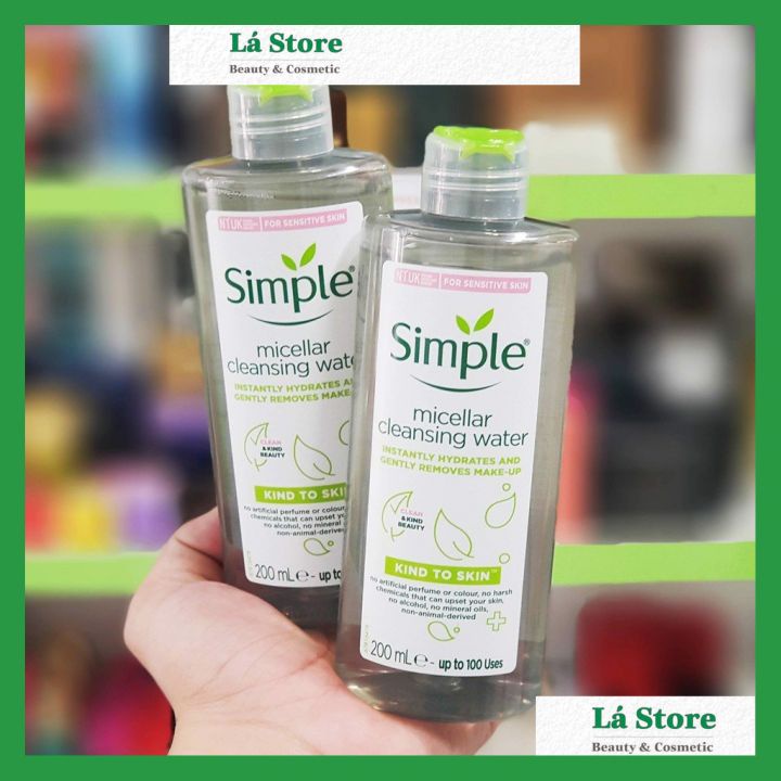 Nước Tẩy Trang Simple - Nước Tẩy Trang Simple Micellar Water 200ml