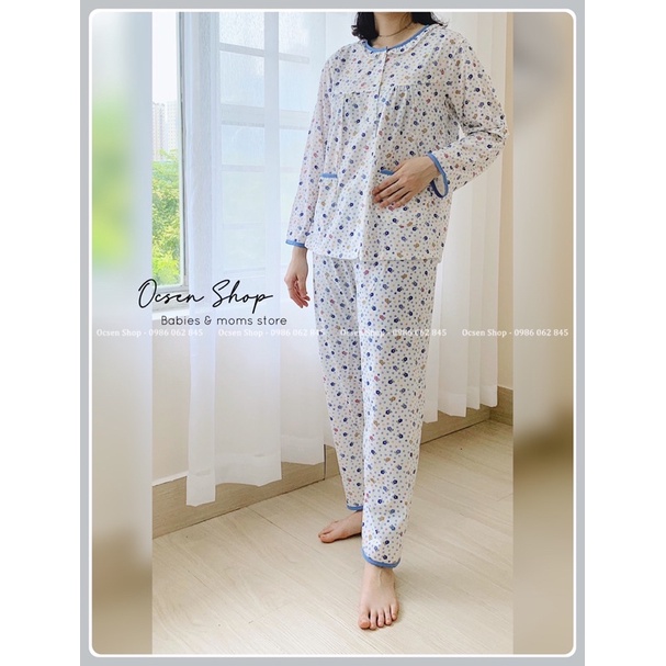 [INBOX CHỌN MÀU] BỘ COTTON SAU SINH CÓ CHUN CHỈNH