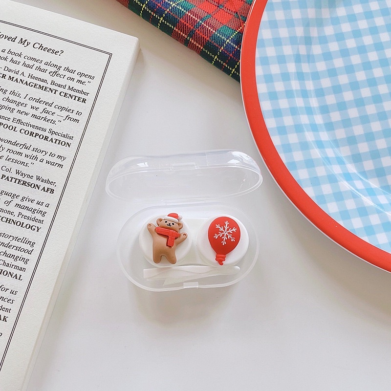 Khay Mini 3D Noel Cute - Case Đựng Lens