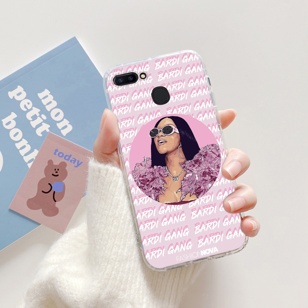 NOVA Ốp Điện Thoại Mềm Trong Suốt Hình Cardi B 121c Cho Oppo A59 F1s A5s A7 A77 F3 A8 A31 2020 A83 A1 A93 F11 Pro F11 A9 A32 Ax5s Ax7