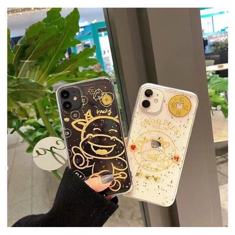 (ẢNH THẬT) ỐP THẦN TÀI 2021 lphone 6/6plus, 7/8, 7plus/8plus,x,xsmax,11, 11promax,12 6.1, 12 6.7 dẻo, mang may mắn