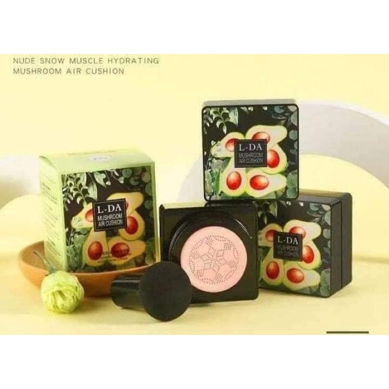 Phấn Nước Che Khuyết Điểm, Nâng Tone, Kiềm Dầu L-DA CUSHION Hương Bơ