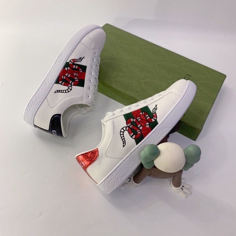 [ Full Box ] Giày Sneakers - Giày Gucci Rắn Thời Trang Nam, Nữ Full Size 36-43