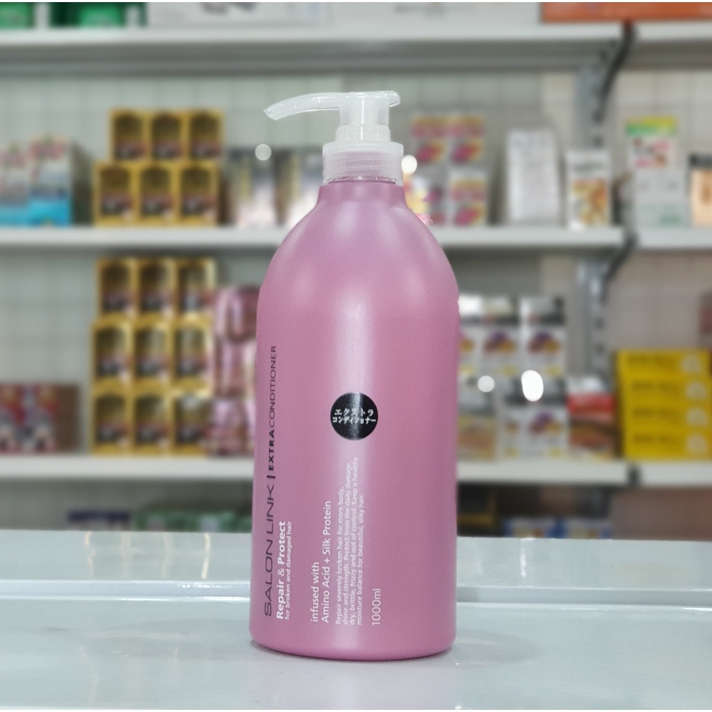 (HÀNG CHÍNH HÃNG)BỘ DẦU GỘI XẢ SALON LINK EXTRA 1000ML NHẬT BẢN (kèm ảnh thật)